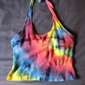 Tie dye halter top